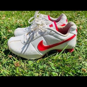 Nike Shox Classic II Vintage ALL LEATHER Sneaker ...White/Hot pink